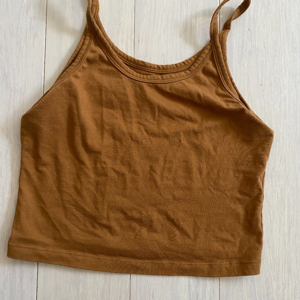 ARQ Crop Tank - TOFFEE